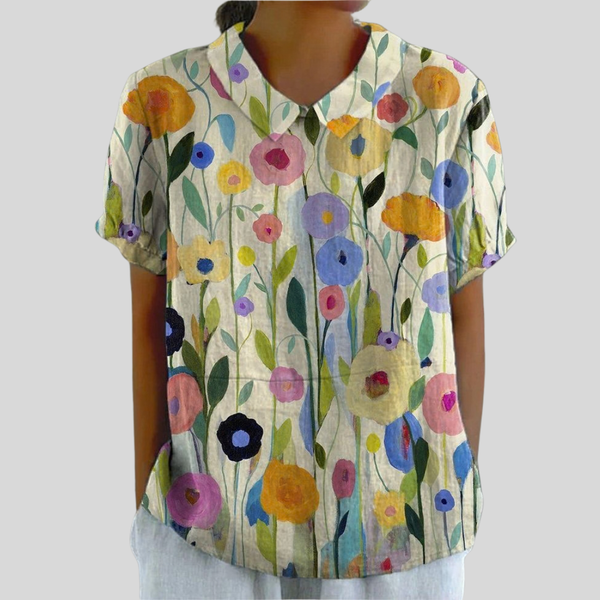 Top Floreale Confortevole ed Elegante
