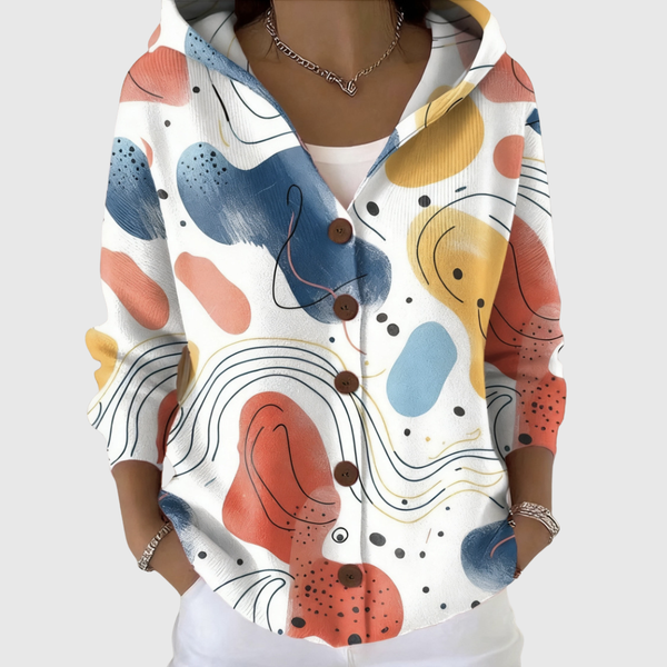 Emma | Cardigan in maglia comodo con cappuccio