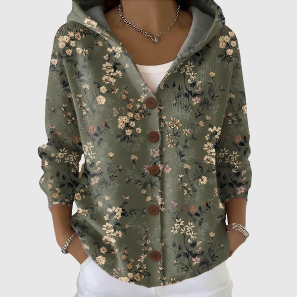 Paola | Cardigan in maglia comodo con cappuccio