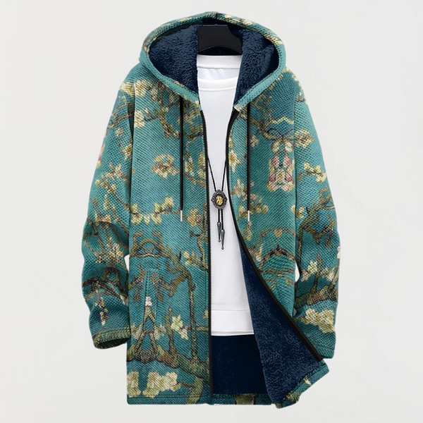 Rebecca | Cappotto con motivo floreale artistico
