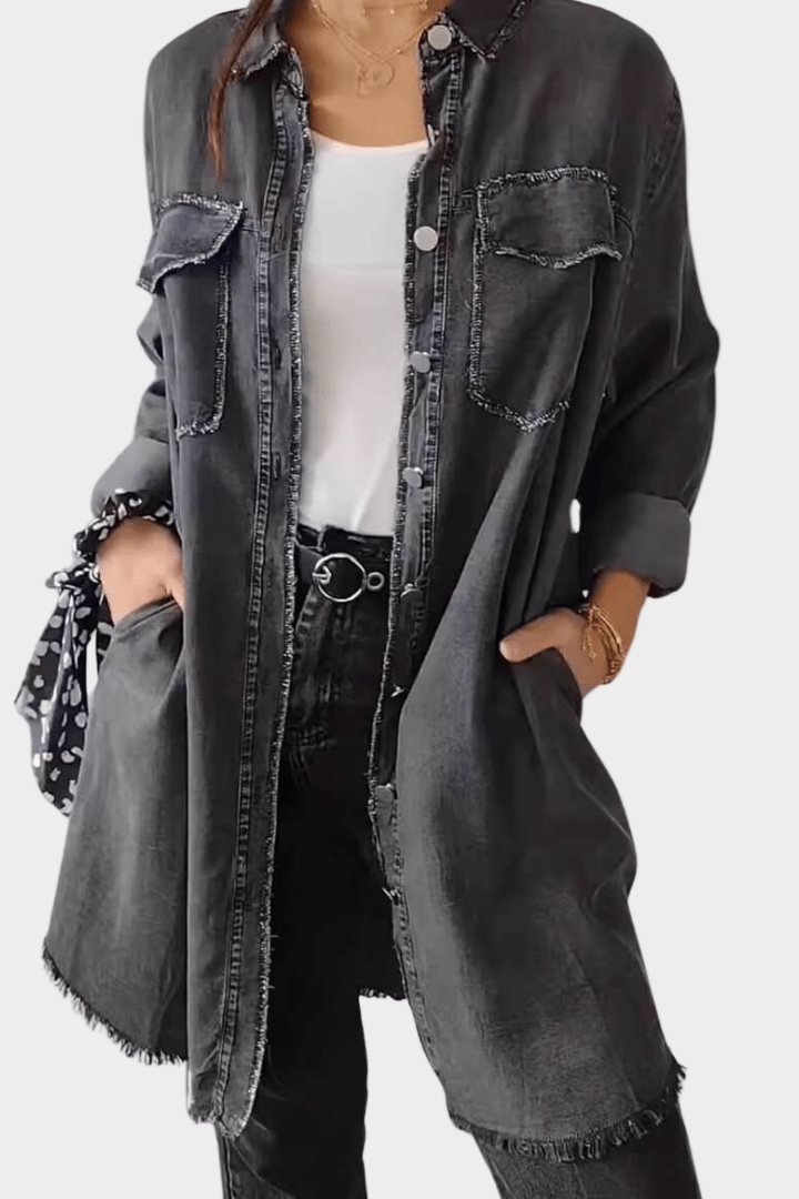 Ursula - Abito camicia in denim