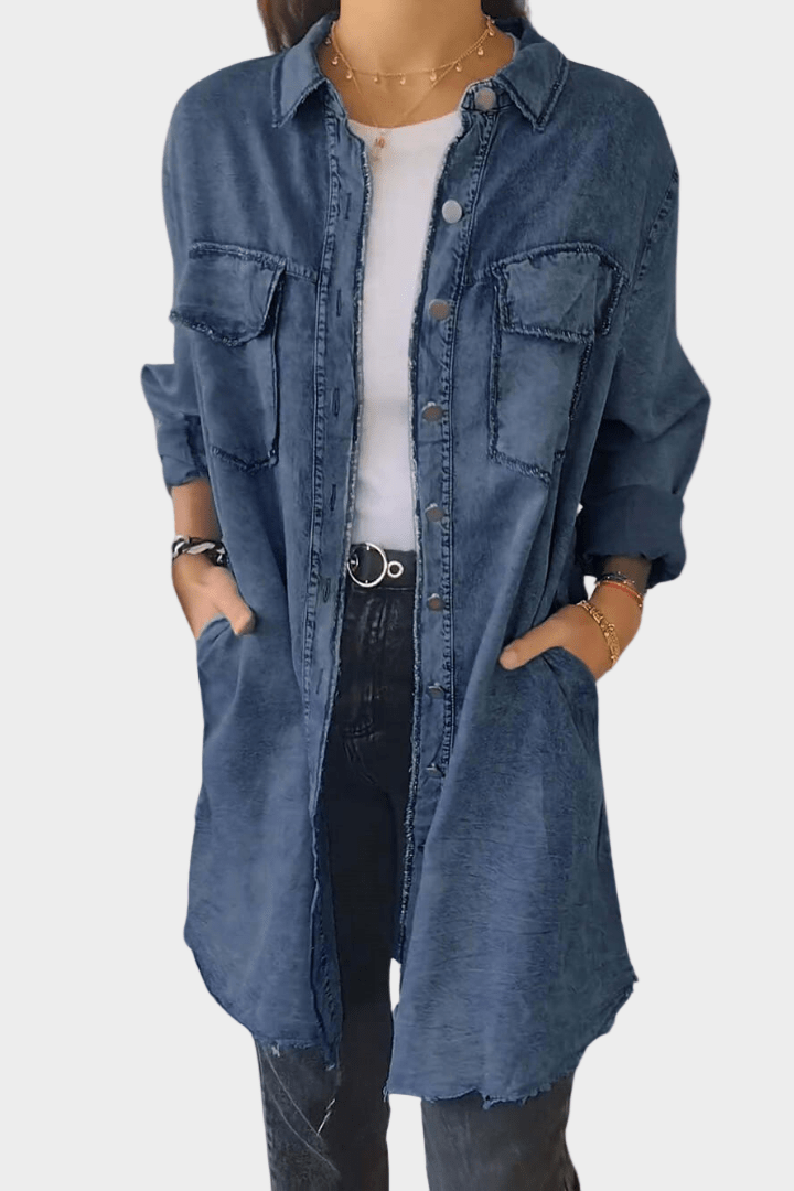 Ursula - Abito camicia in denim