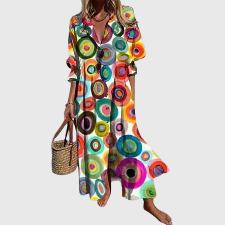 Zariah | Abito Maxi Bohemien Elegante